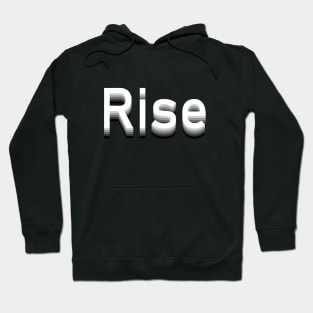 White to Black Rise Hoodie